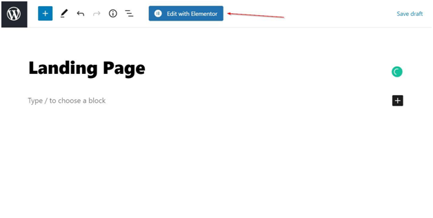 Landing Page