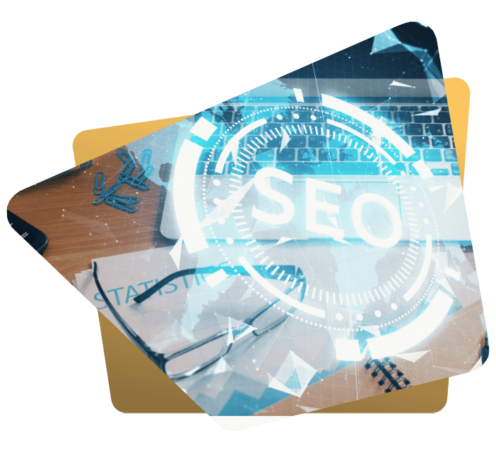 Chart illustrating organic traffic and search ranking growth from SEO copywriting.