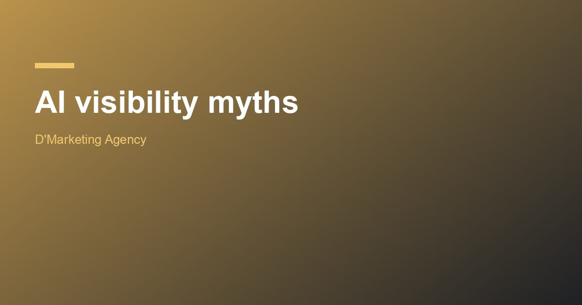 AI visibility myths: what the data says about getting cited by ChatGPT, Gemini and Google AI Overviews