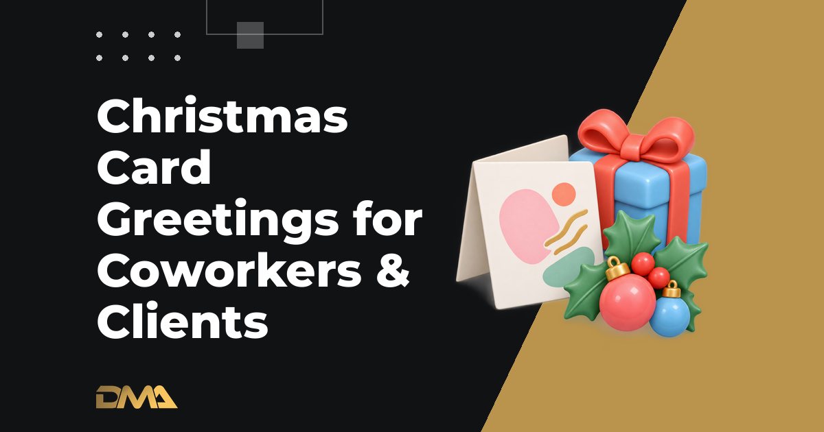 Christmas Card Greetings for Coworkers & Clients