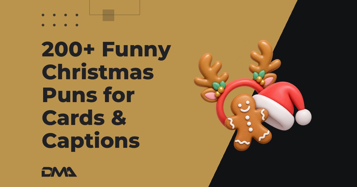 200+ Funny Christmas Puns for Cards & Captions
