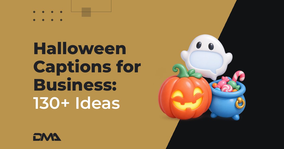 Halloween Captions for Business: 130+ Ideas