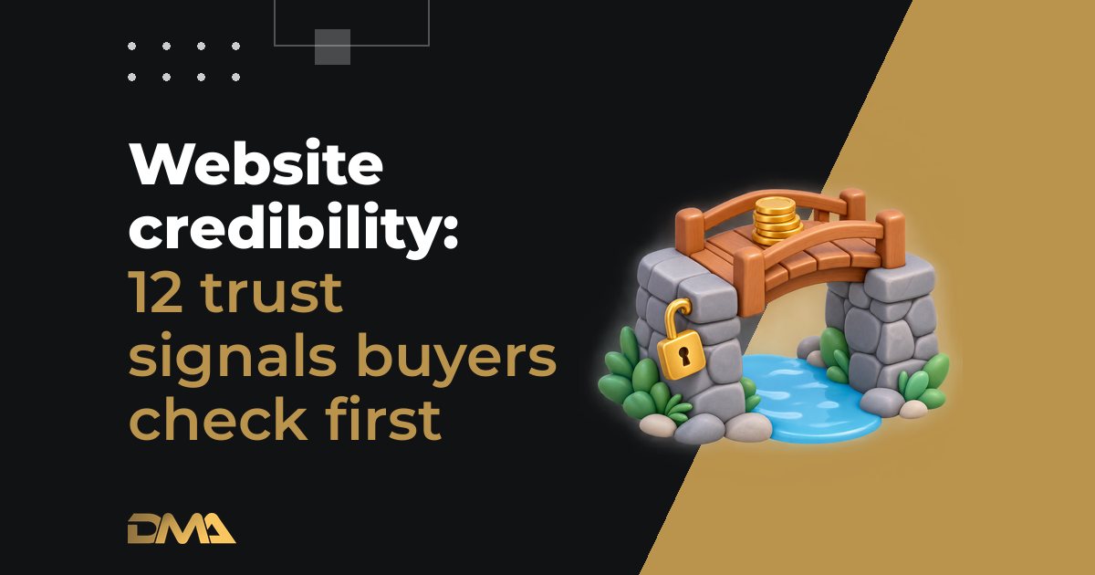 Website credibility: 12 trust signals buyers check